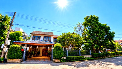 Houses for sale Muang Chiang Mai Chiang Mai : 🏡 **FOR SALE: Spacious 2-Story Corner House in Chiang Mai City | Chiang Mai Villa 2 Village, Mahidol Road** Near Chiang Mai Airport 📞 080-128-5266