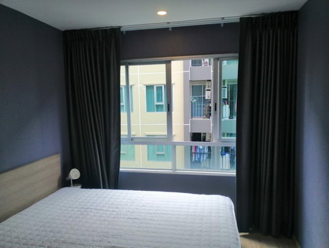 T204 Condo for rent Elio Del Moss Phaholyothin34, near Kaset University, 1st floor, pool view, ready to move in.