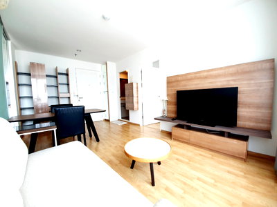 Condos for rent : 🔔New🔔 For rent, nice room with a washing machine and beautiful city view at U Delight Residence Pattanakarn-Thonglor