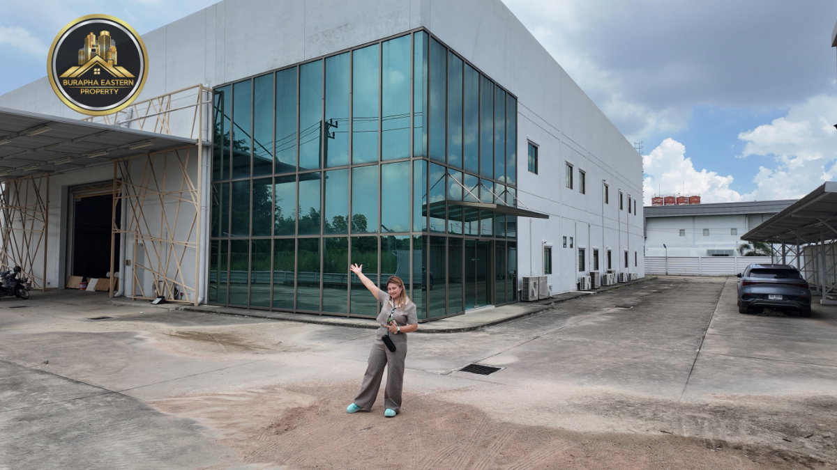 รูป ขายด่วน! ที่ดินผังสีม่วง พร้อมสิ่งปลูกสร้างโรงงาน อยู่ติดกับนิคมปิ่นทอง 1    ต.หนองขาม อ.ศรีราชา จ.ชลบุรี - รูปที่ 2/46