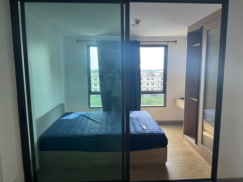Rent: Polis Condo Suksawat64 Beautiful, affordable, and ready to move in. Close to King Mongkut's University  (KMUTT). Add Line ID: @841qqlnr.