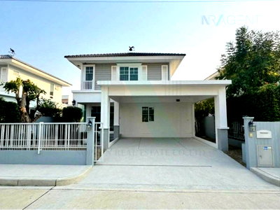Houses for rent บิ๊กซี บางพลี : 📌 For Rent 2-story House VILLAGGIO BANGNA - THEPARAK 3 bedroom 3 bathroom