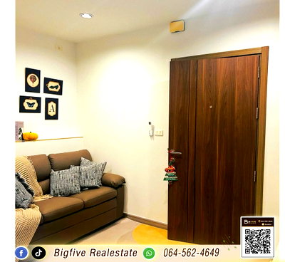 Condos for rent : A69-107   For Rent: THE BASE CHAENGWATTANA Condo – Beautifully decorated, near Pink Line Skytrain