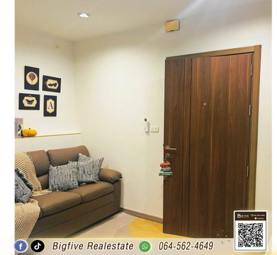 A69-107   For Rent: THE BASE CHAENGWATTANA Condo – Beautifully decorated, near Pink Line Skytrain