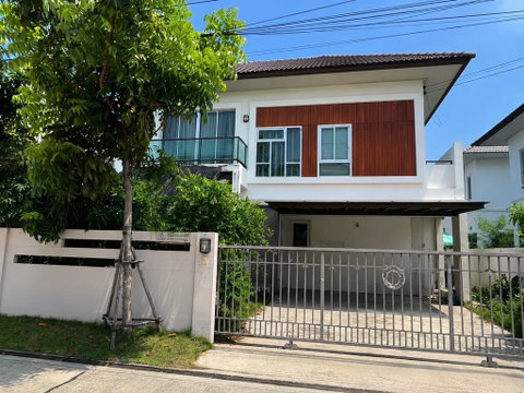 For Rent Villa Nova Teparak 2-story detached house Unit 34/120, Soi 8 (No pets allowed) (Near Suvarnabhumi Airport, Mega Bangna)