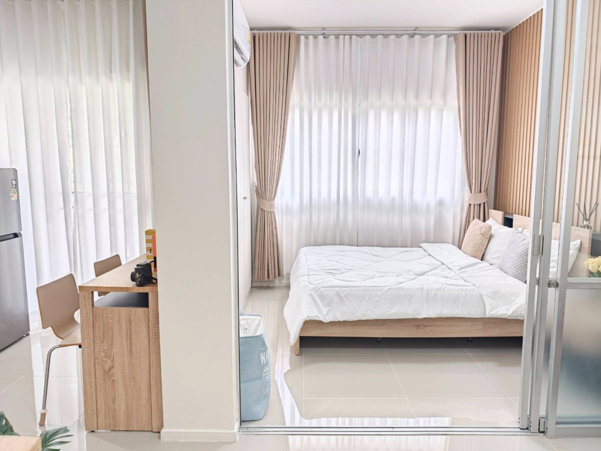 รูป 🔥🏡 890,000 บาท! ห้องมินิมอลชั้น 1 เพดานสูง วิวโปร่งโล่ง ไม่มีตึกบัง! 😍🤍✨  💎 ซื้อไปไม่ต้องซ่อม เพราะเราทำให้หมดแล้ว! 🔑🔥 - รูปที่ 23/26