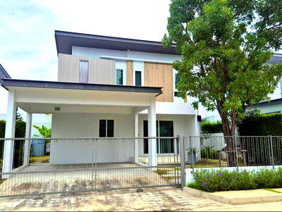 เช่าบ้านเดี่ยว ถนนสะพานนทบุรี-บางบัวทอง : ให้เช่าพฤกษ์ลดา ราชพฤกษ์ – 345 ขนาด 50 ตร.ว. พื้นที่ใช้สอย 137ตร.ม. แบบ3 ห้องนอน 3 ห้องน้ำ 