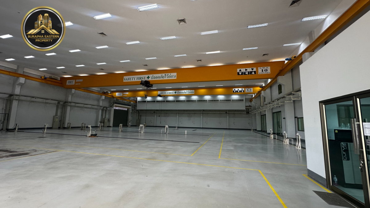 รูป ขายด่วน! ที่ดินผังสีม่วง พร้อมสิ่งปลูกสร้างโรงงาน อยู่ติดกับนิคมปิ่นทอง 1    ต.หนองขาม อ.ศรีราชา จ.ชลบุรี - รูปที่ 9/46