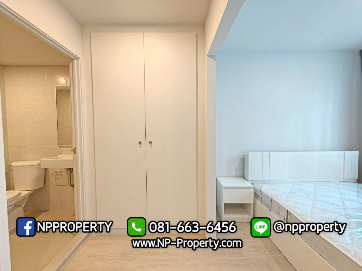 รูป 🏡🌿 คอนโด EARN อมตะนคร ชั้น 1 โปร่งโล่ง อยู่สบาย ไม่ต้องรอลิฟต์! 😍🔥 💰 เช่าเพียง 6,500 บาท/เดือน - รูปที่ 10/14