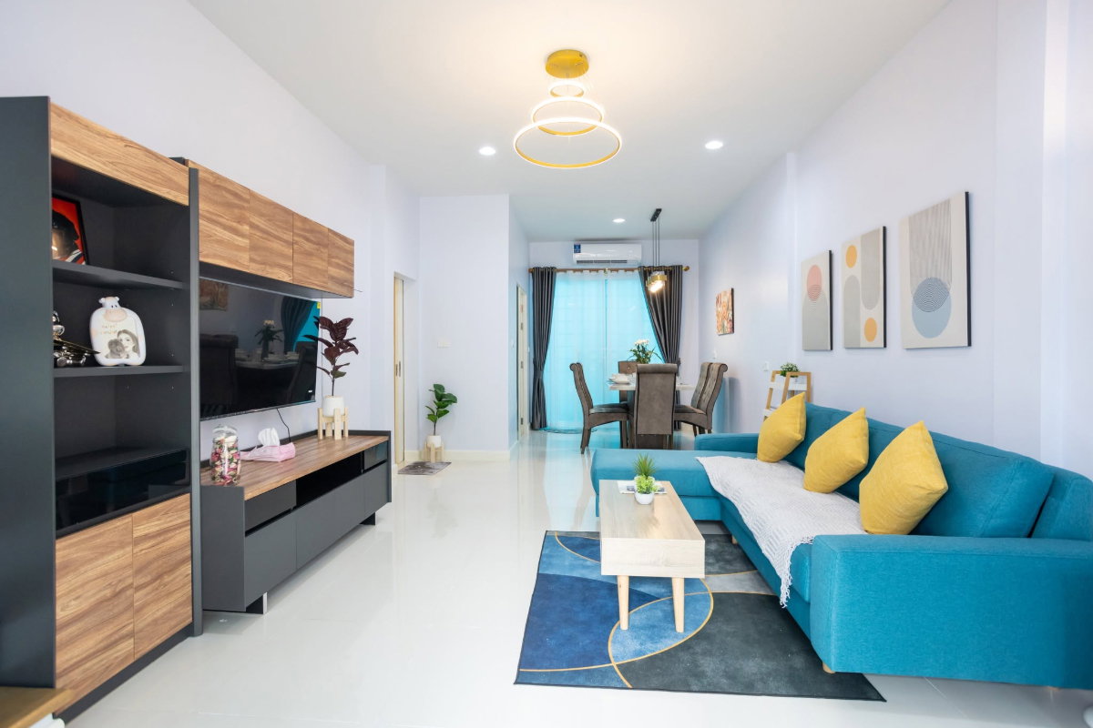 รูป 🏡ให้เช่าทาวน์โฮม บ้านกลางเมือง ลาดพร้าว 71 (นาคนิวาส 34) แต่งสวยพร้อมอยู่ | ใกล้ Central Eastville - รูปที่ 1/16