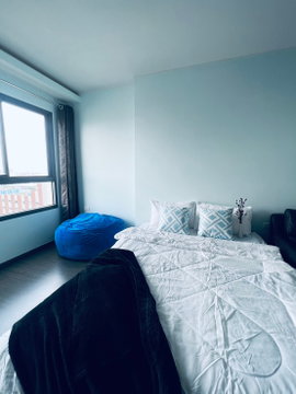 P-57253 For Rent Ideo Sukhumvit 93🔥✨ | Studio | 26 sq.m. | 12th Floor | City View | Fully Furnished 📱 Line ID: @easythaihome ☎️ Phone: 085-592-2897