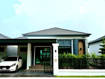 บ้านเดี่ยว ชลบุรี : บ้านอิสระสไตล์บ้านเดี่ยวชั้นเดียว ใกล้อมตะ บ้านวัสดุดี