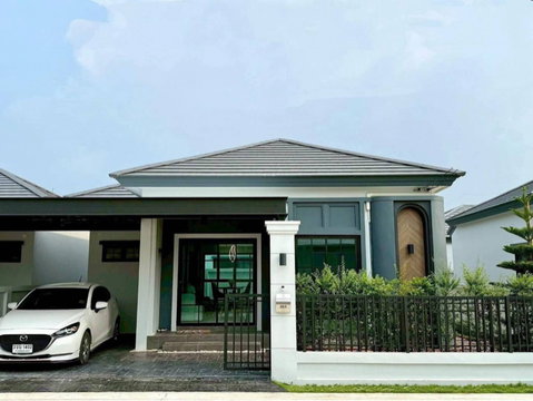 บ้านอิสระสไตล์บ้านเดี่ยวชั้นเดียว ใกล้อมตะ บ้านวัสดุดี