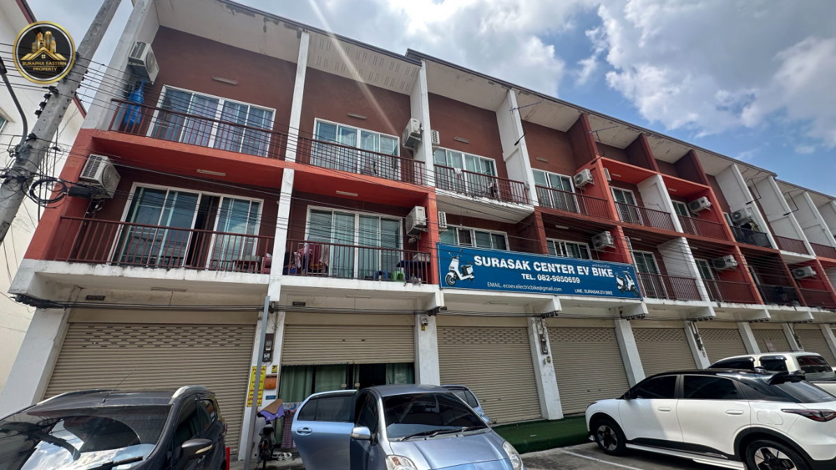 รูป ผู้เช่าเต็มทั้ง 5อาคารพาณิชย์ 3 ชั้น ซื้อลงทุน ต.หนองขาม อ.ศรีราชา จ.ชลบุรี - รูปที่ 2/16