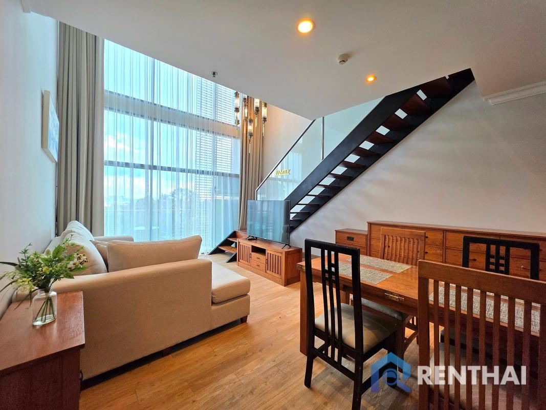 picture 1bedroom duplex for rent at Axis condo pattaya - 2/18