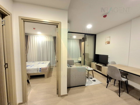 ให้เช่าคอนโด เดอะ เบส รัชดา อาคาร 1 ชั้น 2  1 BED PLUS ขนาด 34.00 ตรม ใกล้ MRT รัชดาภิเษก