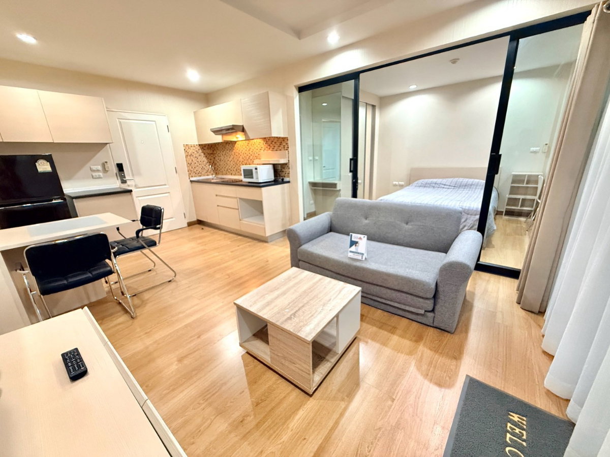 รูป 💥💞9,000บาท /เดือน 1bed38 ตรม.ชั้น5 ห้องกว้าง  ทำอาหาร💟 เฟอร์ครบตามรูปนัดชมห้องได้ค่ะ❣ - รูปที่ 3/23