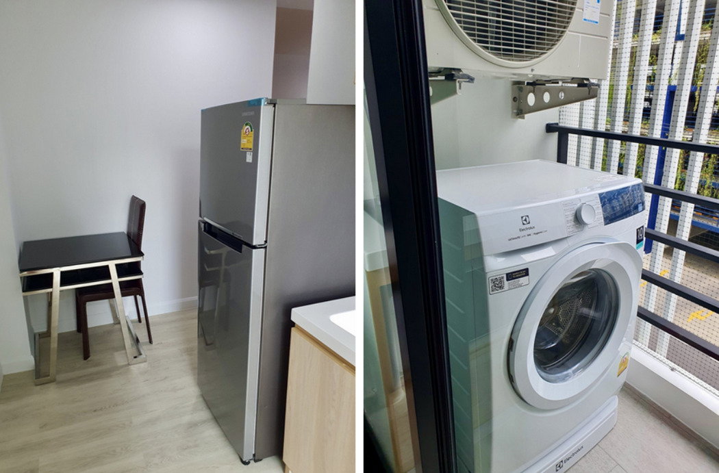 รูป Call : 065-939-6166 / เจ้าของให้เช่า วีคอนโด ศาลายา ห้องใหม่ 35 ตร.ม 1 ห้องนอน ชั้น4 อาคาร V2 เฟอร์นิเจอร์ครบ เครื่องใช้ไฟฟ้าครบ มีเครื่องซักผ้า - รูปที่ 6/13