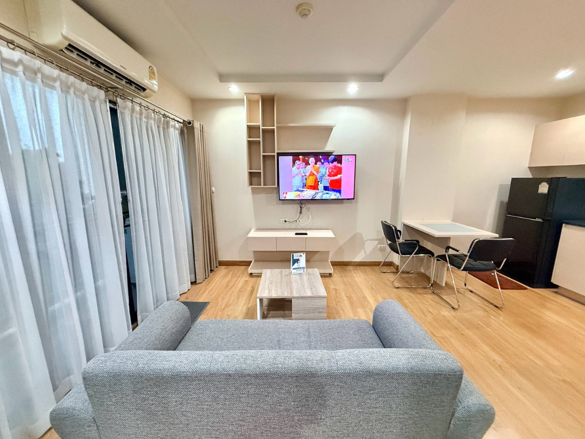 รูป 💥💞9,000บาท /เดือน 1bed38 ตรม.ชั้น5 ห้องกว้าง  ทำอาหาร💟 เฟอร์ครบตามรูปนัดชมห้องได้ค่ะ❣ - รูปที่ 4/23