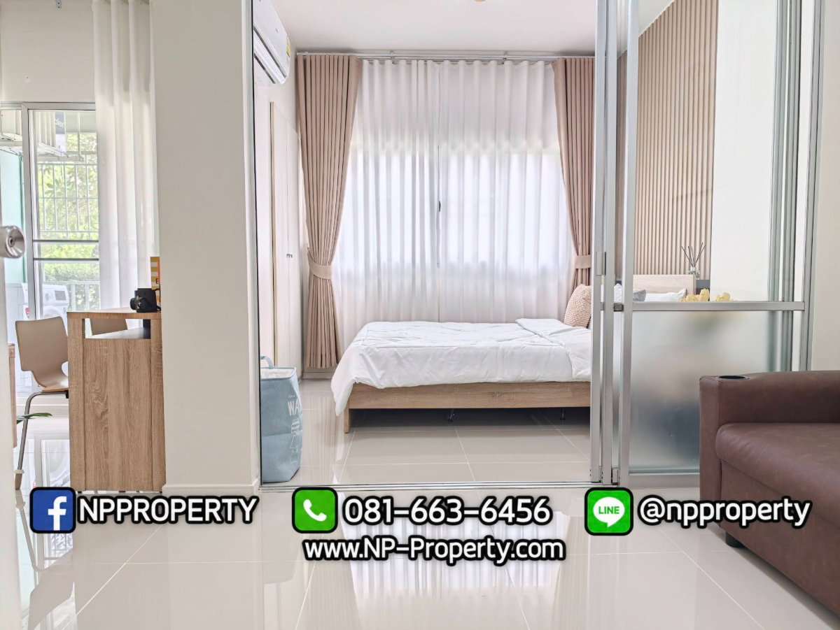 รูป 🔥🏡 890,000 บาท! ห้องมินิมอลชั้น 1 เพดานสูง วิวโปร่งโล่ง ไม่มีตึกบัง! 😍🤍✨  💎 ซื้อไปไม่ต้องซ่อม เพราะเราทำให้หมดแล้ว! 🔑🔥 - รูปที่ 5/26