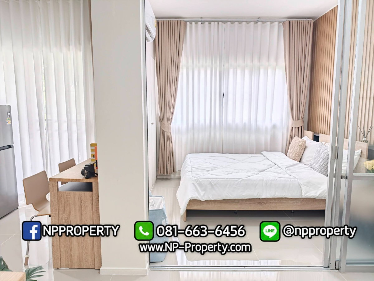 รูป 🔥🏡 890,000 บาท! ห้องมินิมอลชั้น 1 เพดานสูง วิวโปร่งโล่ง ไม่มีตึกบัง! 😍🤍✨  💎 ซื้อไปไม่ต้องซ่อม เพราะเราทำให้หมดแล้ว! 🔑🔥 - รูปที่ 14/26