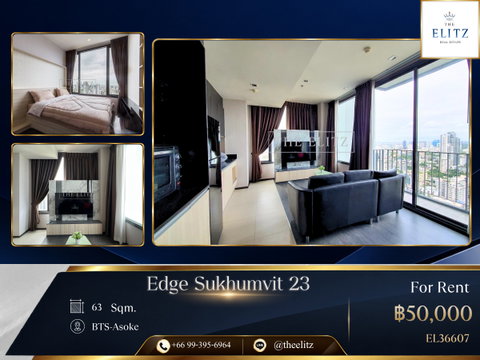✨ Chic Industrial-Luxury High-Rise in Asoke CBD | Vibrant Nightlife Access &minutes to BTS/MRT - Ultimate Urban Lifestyle ✨