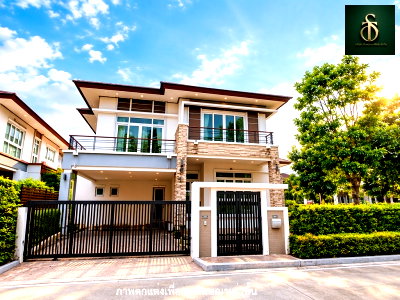 บ้านเดี่ยว เนติบัณฑิตยสภา : ขายบ้านเดี่ยวหลังมุม 102 ตร.ว. หมู่บ้านเอ็น.ซี.รอยัล ปิ่นเกล้า  | NC Royal Pinklao เขตทวีวัฒนา กรุงเทพฯ ใกล้วงแหวนกาญจนาภิเษก