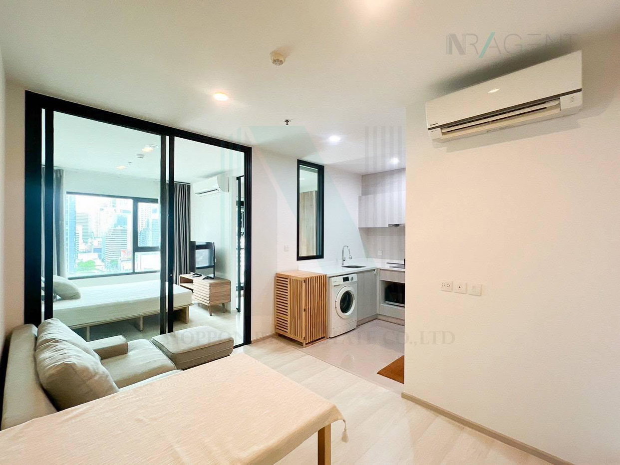 รูป 📌 ให้เช่าคอนโด ไลฟ์ อโศก อาคาร 1 ชั้น 18 1 ห้องนอน ขนาด 35 ตรม ใกล้ MRT เพชรบุรี - รูปที่ 2/8