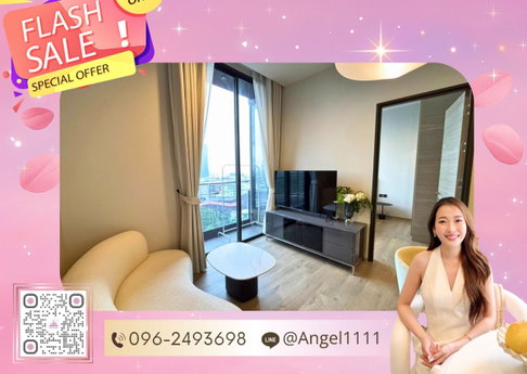 ✨🦄 Ready to move 🦄✨ The Crest Park Residences. Beautiful room✨ Garden view balcony, fully furnished. Call 096-2493698 (TCR0087)