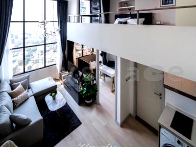 คอนโดให้เช่า : ▚ L0FC4Vツ ให้เช่า Knightsbridge Prime Sathorn 1Bed Duplex 45ตร.ม. ชั้นสูง แต่งสวย พร้อมอยู่ ใกล้ BTS ช่องนนทรี / BRT อาคารสงเคราะห์✨