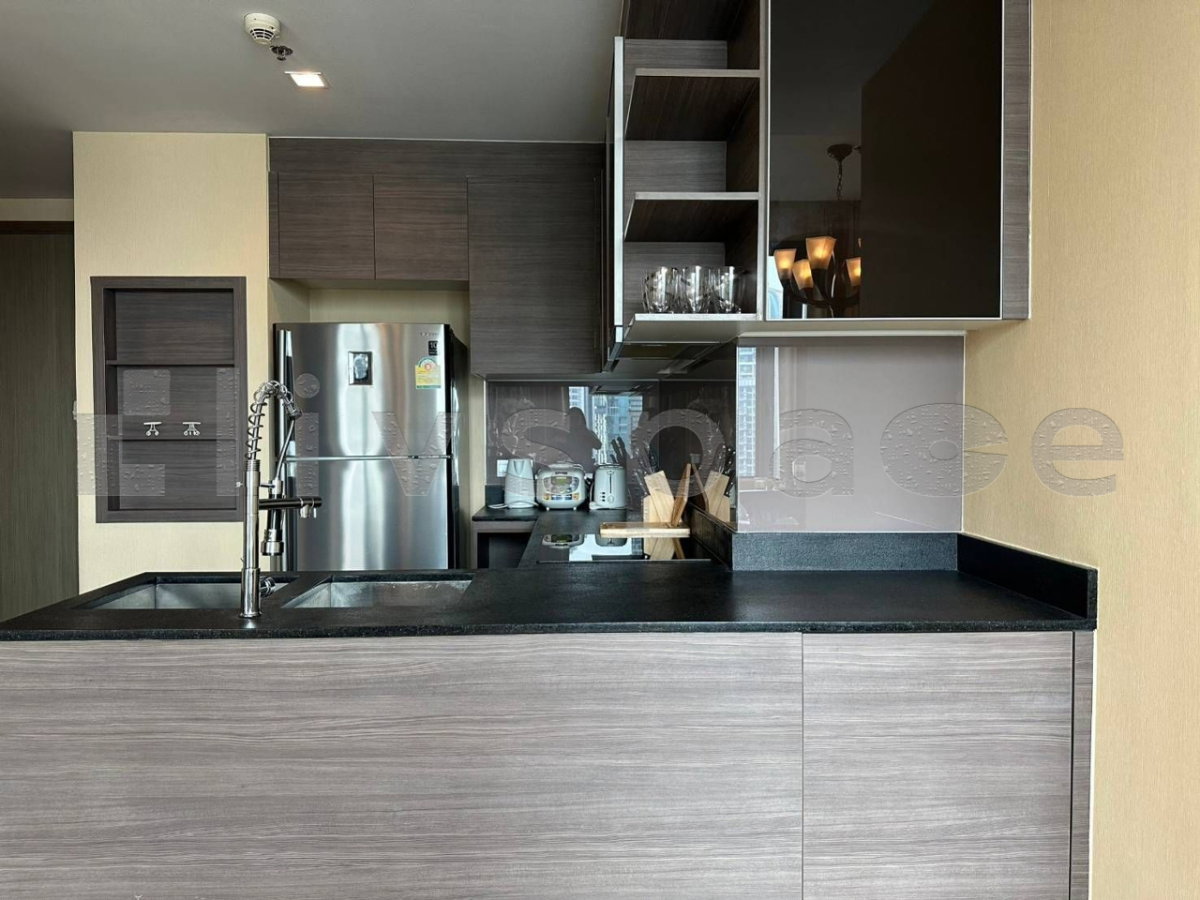 รูป ▚ L06C37ツ ให้เช่า Keyne By Sansiri 2Bed 2Bath 76.62ตร.ม. ชั้นสูง เฟอร์ครบเข้าเซ็ท ราคาดี ติด BTS ทองหล่อ✨ - รูปที่ 4/8