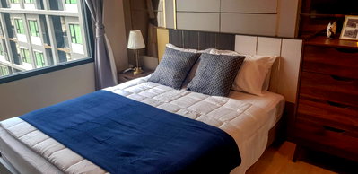 Condos for rent : Space U 🔥 Beautiful high-floor unit, great price! Life Asoke 1 Bedroom | 29.72 sq.m., 33rd Floor | Furnished, near SWU | 18,000/month SP0024