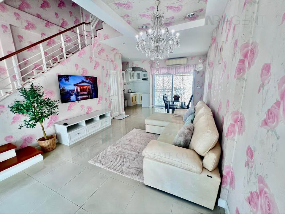 รูป 📌 ให้เช่าทาวน์เฮาส์ 3 ชั้น บ้านกลางเมือง เออบาเนี่ยน สุขุมวิท 113 3 ห้องนอน 3 ห้องน้ำ - รูปที่ 2/8