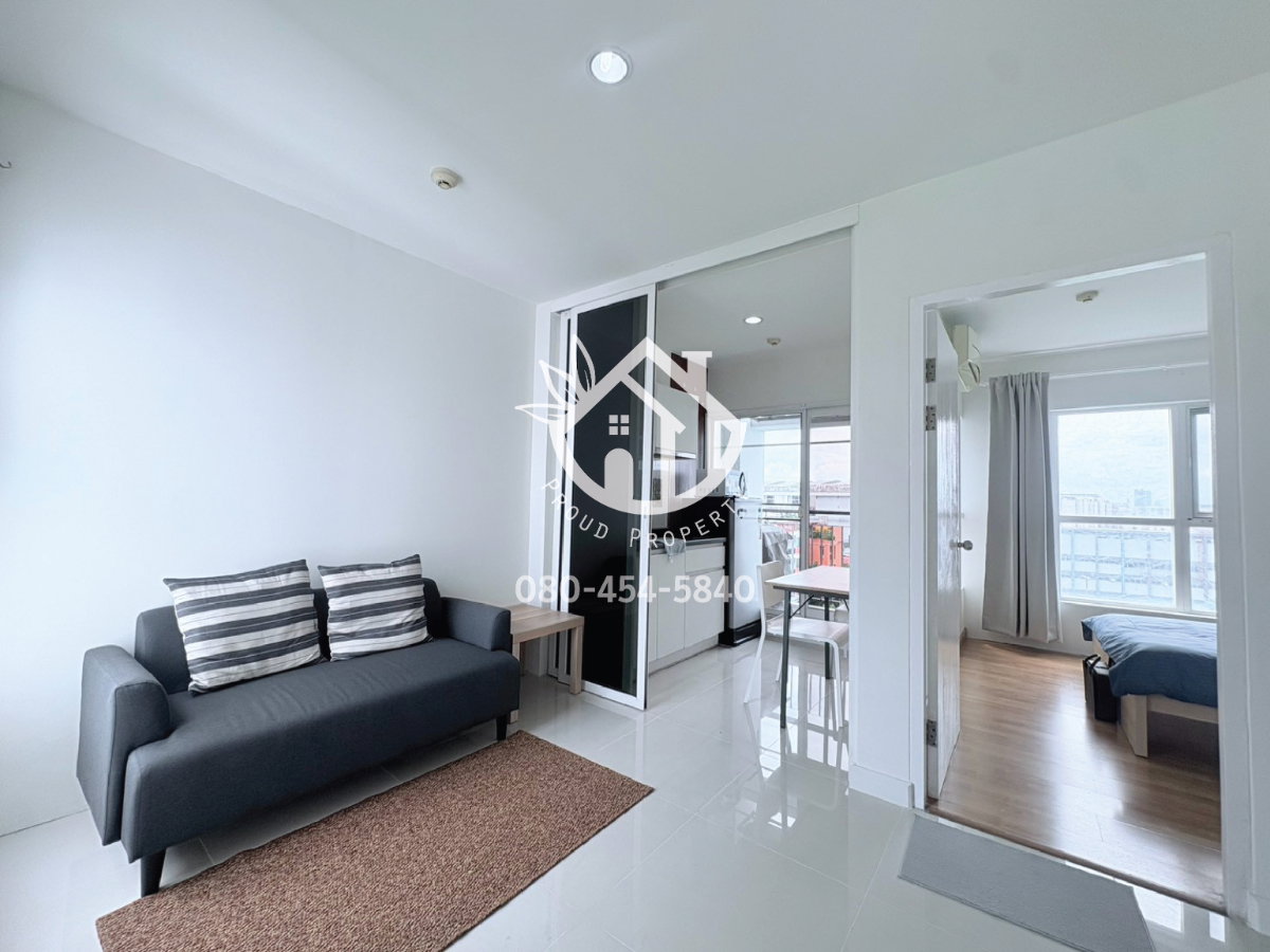 รูป ให้เช่า Aspire Srinakarin เฟอร์นิเจอร์ครบ พร้อมเข้าอยู่ (ห้องมุม) - รูปที่ 1/12