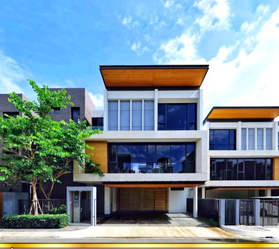 Houses for rent Yan Nawa : U000285 BANN 365 Rama 3 | Luxury Pool Villa | 4 Bedrooms | 6 Bathrooms | 490 sq.m. | 81 sq.wah | Private Swimming Pool | 3 Floors + Private Lift