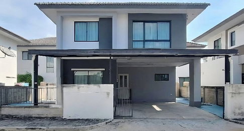 🏘For Rent: Wararom Premium Kaew Nawarat Project. 3 bedrooms, 3 bathrooms, 1 kitchen,parking for 2 cars. ✅ EV charger included. 🏷 30,000 Baht/month. 