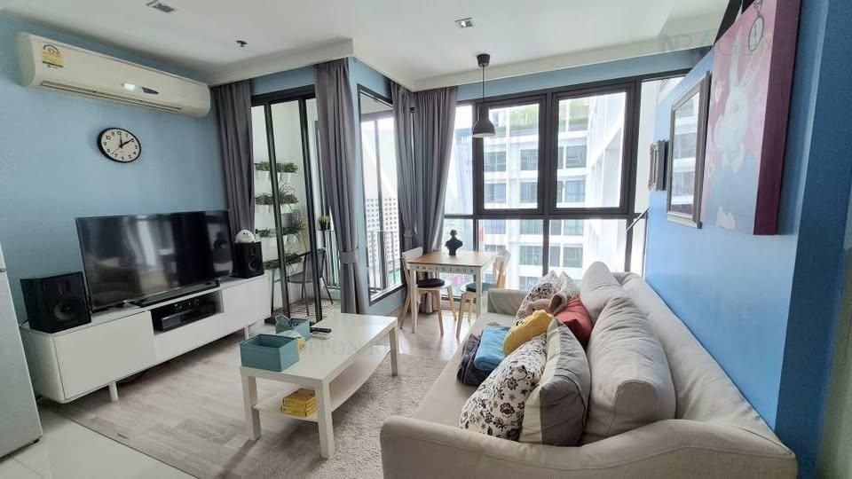 รูป 🔺 ให้เช่าคอนโด ไอดีโอ โมบิ พระราม 9 อาคาร 1 ชั้น 27 Duplex ขนาด 43 ตรม ใกล้ เซ็นทรัลพระราม 9 - รูปที่ 1/8