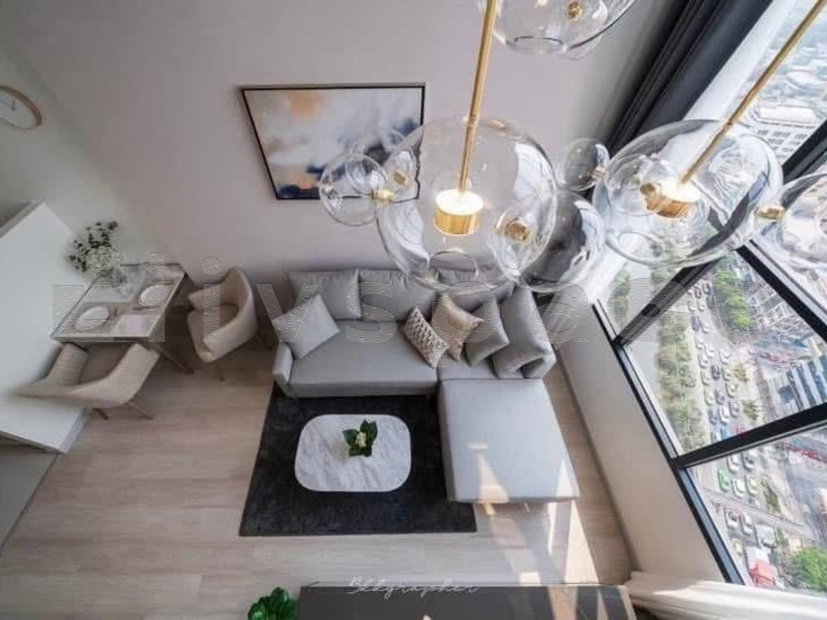 รูป ▚ L0FC4Vツ ให้เช่า Knightsbridge Prime Sathorn 1Bed Duplex 45ตร.ม. ชั้นสูง แต่งสวย พร้อมอยู่ ใกล้ BTS ช่องนนทรี / BRT อาคารสงเคราะห์✨ - รูปที่ 5/11