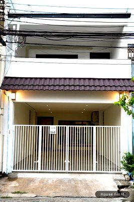 เช่าทาวน์โฮม ถนนประชาอุทิศ ห้วยขวาง : ให้เช่า Town Home 2 ชั้น ห้วยขวาง หมู่บ้านอยู่เจริญ 29 