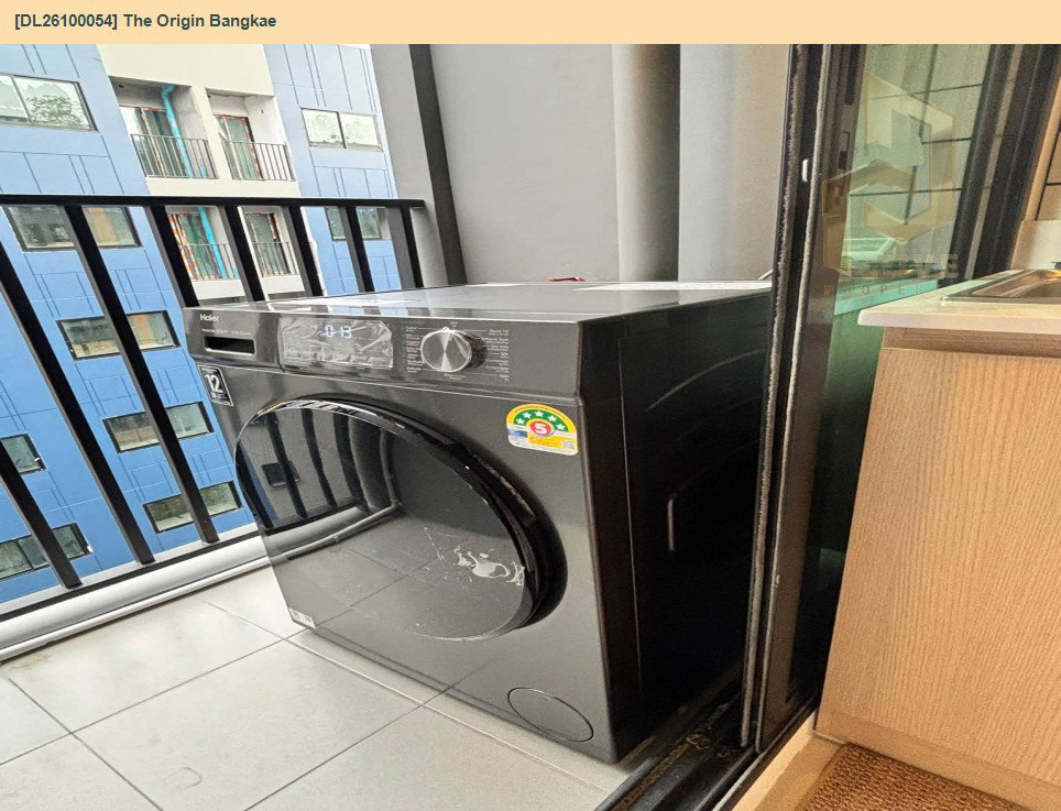 รูป DL26100054 ให้เช่าคอนโด ดิ ออริจิ้น บางแค (The Origin Bangkae) ใกล้ MRT บางแค พร้อมเข้าอยู่ โทรด่วน 0653619502 LineID @952jdxxk - รูปที่ 9/10