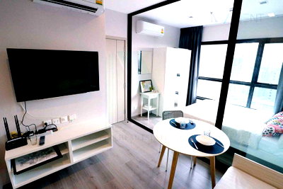 Condos for rent : 🎊 For Rent Condo THE POLITAN RIVE Building 1, Floor 22,1 bed room, Room size 24.00 sqm
