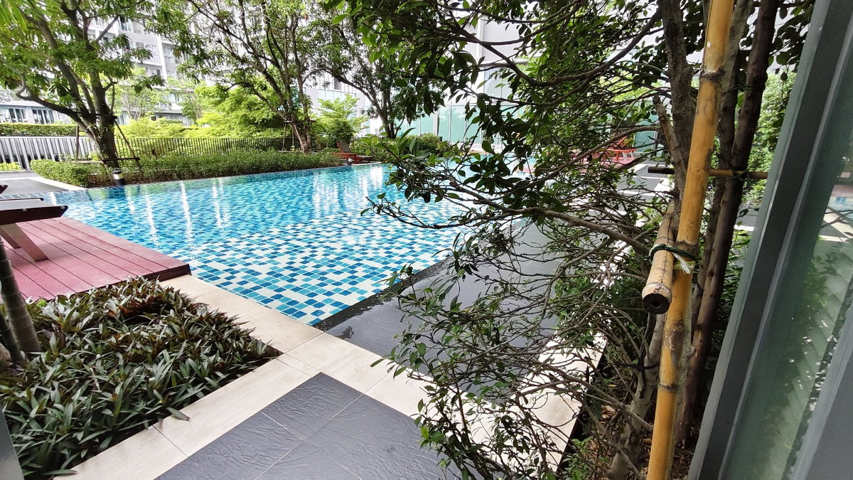 รูป ให้เช่า คอนโดดูเพล็กซ์ 1 ห้องนอน 1 ห้องน้ำ 45 ตร.ม. ชั้น 4-5 Ideo Mobi Sukhumvit 81 ไอดีโอ โมบิ สุขุมวิท 81 วิวสระและสวน ใกล้ BTS อ่อนนุช 30,000/เดือน - รูปที่ 12/13
