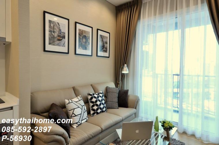 1-bed condo for rent, 35 sqm, The Saint Residences