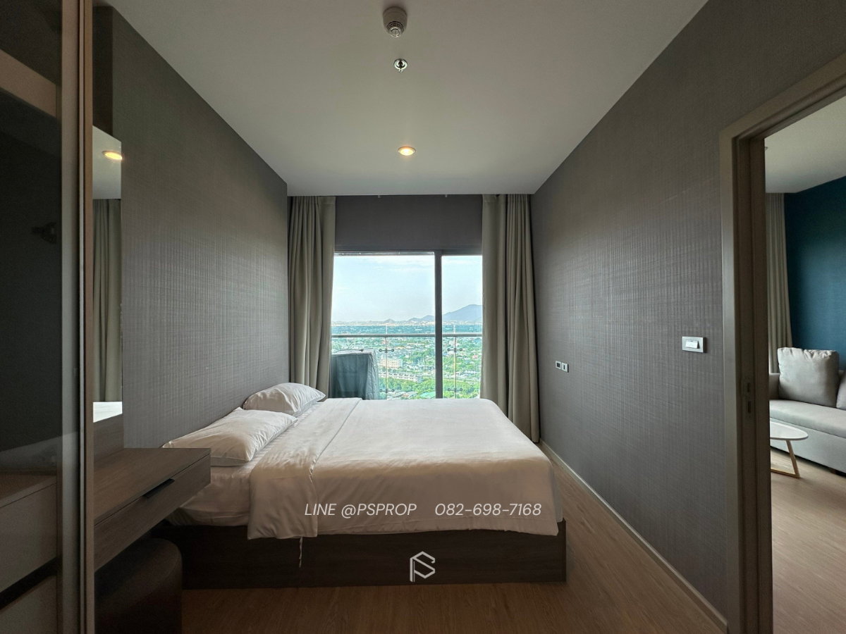 รูป คอนโดเช่าบางพระ ใกล้ตลาดหนองมนติดถนนสุขุมวิท The Symphony Condo✅ พร้อมเข้าอยู่ #CR0022 - รูปที่ 2/8
