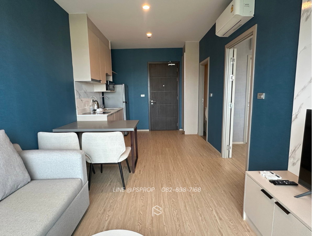 รูป คอนโดเช่าบางพระ ใกล้ตลาดหนองมนติดถนนสุขุมวิท The Symphony Condo✅ พร้อมเข้าอยู่ #CR0022 - รูปที่ 7/8