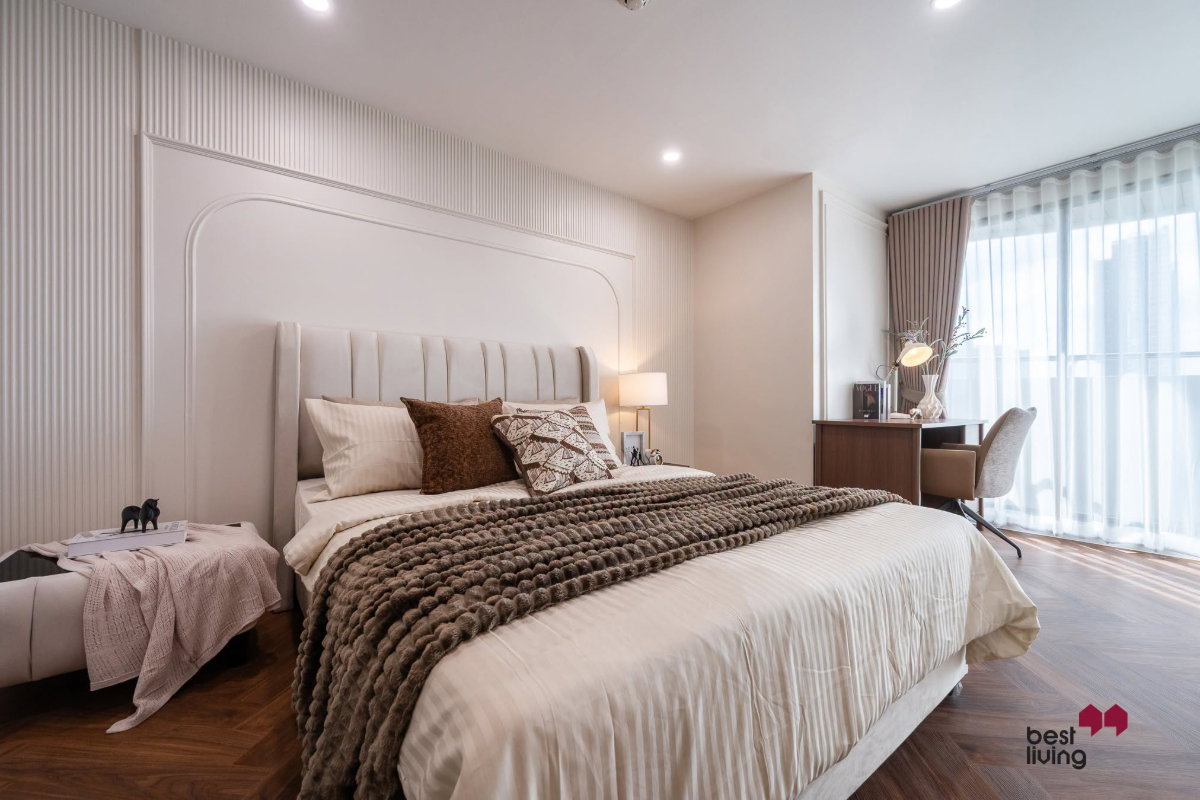 Flora Ville ห้องใหญ่ 100.32 ตร.ม. 2 ห้องนอน ใกล้ ARL หัวหมาก
