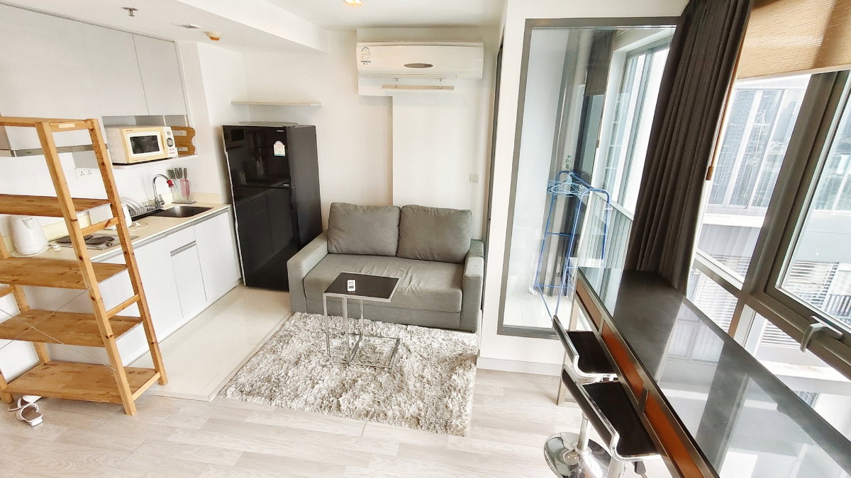 รูป ให้เช่า คอนโดดูเพล็กซ์ 1 ห้องนอน 1 ห้องน้ำ 45 ตร.ม. ชั้น 24-25 Ideo Mobi Sukhumvit 81 ไอดีโอ โมบิ สุขุมวิท 81 วิวเมือง ใกล้ BTS อ่อนนุช 30,000/เดือน - รูปที่ 3/9