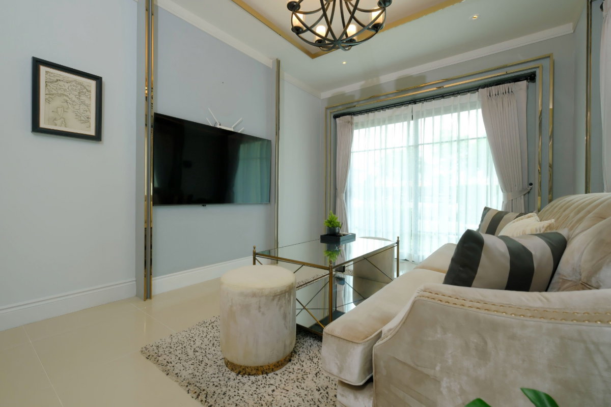 รูป บ้านเดี่ยวหลังใหญ่ แต่งพร้อมเข้าอยู่ ม.เดอะ ริคโค้ เรสซิเดนซ์ วงแหวนฯ-จตุโชติ ถนนไทยรามัญ คลองสามวา ใกล้ทางด่วน ห้างฯ - รูปที่ 11/57