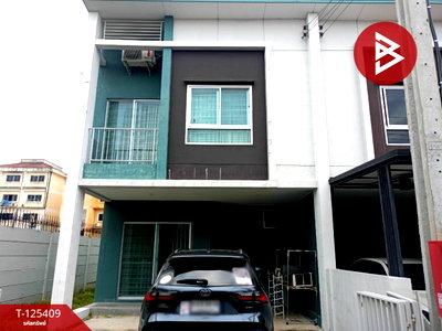 ทาวน์โฮม ตลาดเซฟวัน โก : ทาวน์โฮมหลังมุม บ้านลุมพินีทาวน์วิลล์ พหลโยธิน-สะพานใหม่  เดินทางสะดวก