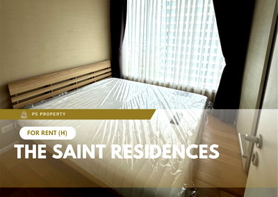 คอนโดให้เช่า : ให้เช่า 📍 The Saint Residences 📍 เฟอร์นิเจอร์ และ เครื่องใช้ไฟฟ้าครบ ใกล้ BTS ห้าแยกลาดพร้าว